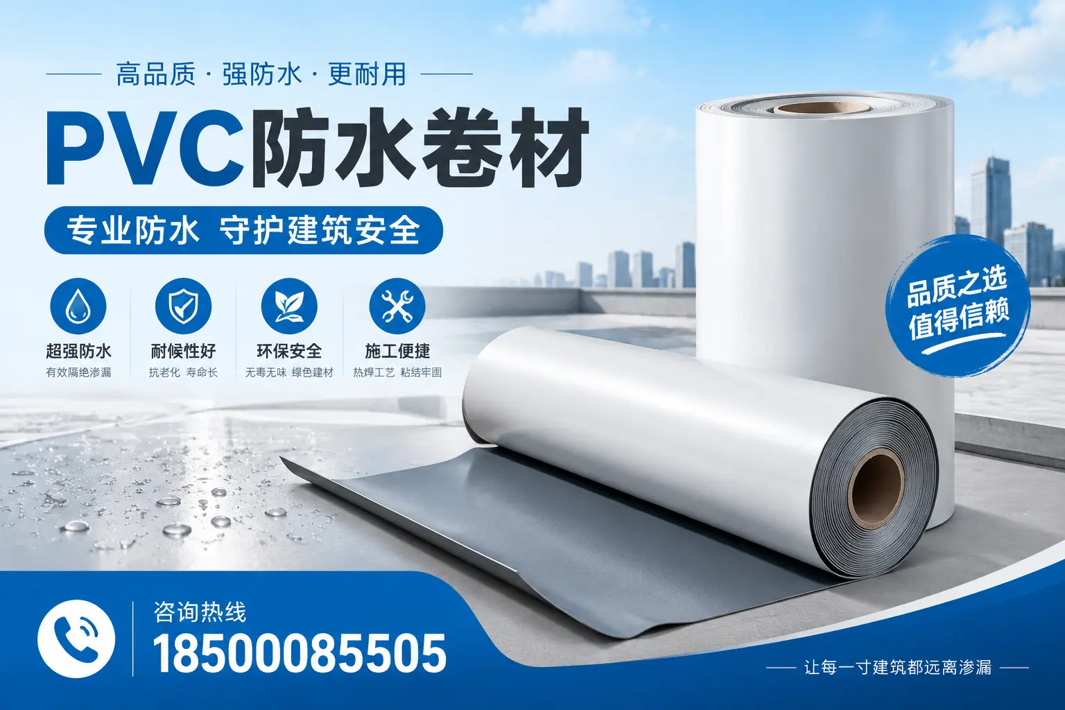 鹤壁地区pvc防水卷材的市场现状与发展趋势